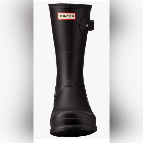 New Hunter Original Short Wellies Classic Black Boots Men's Size 12 - Picture 4 of 13